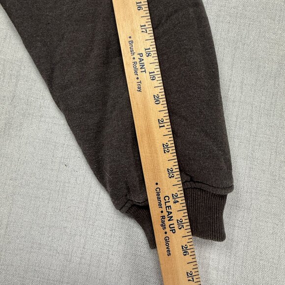 Eddie Bauer Hoodie Jacket Full Zip Front Charcoal Gray Insulated Size L Large - Picture 10 of 14